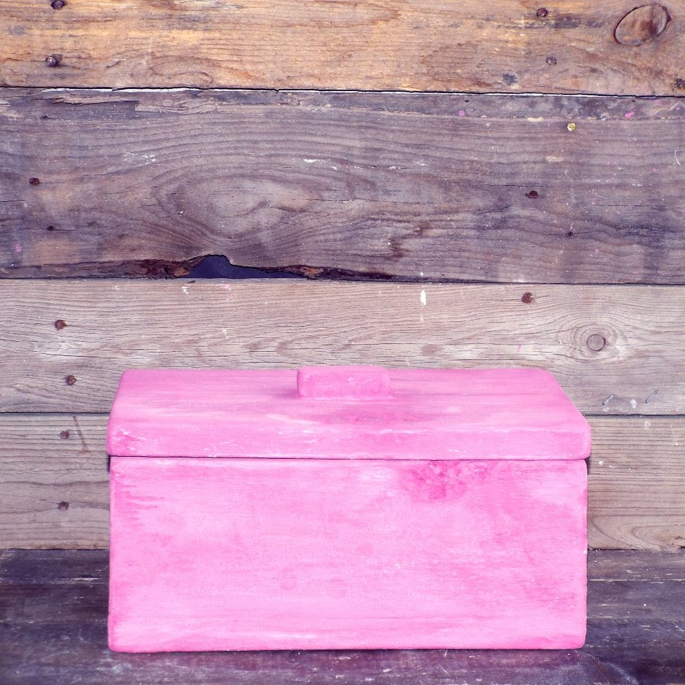 Hand Made Reclaimed Wood Keepsake Box